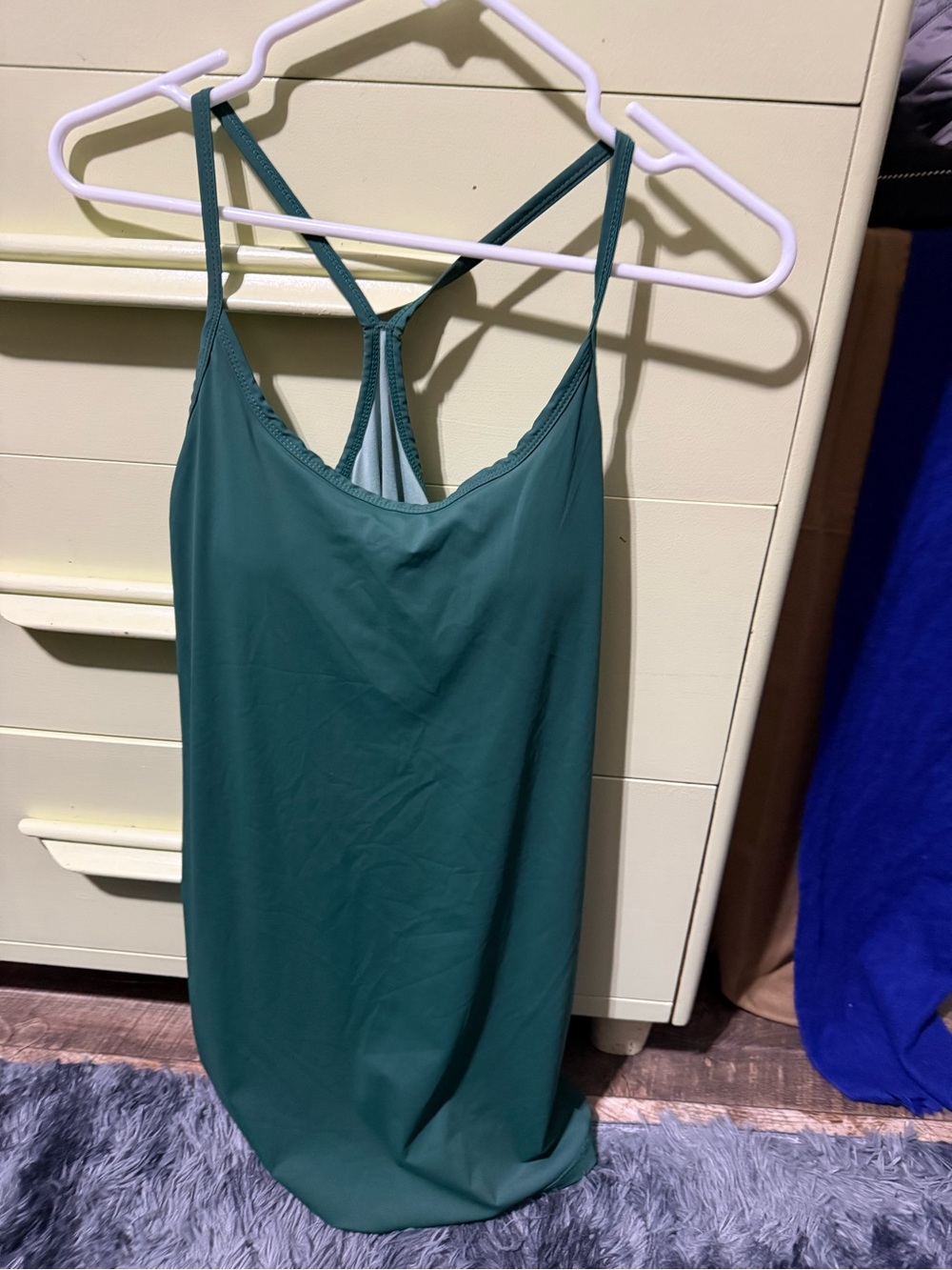 Sleek Teal Strappy Women's Camisole